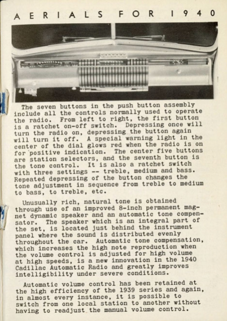 1940 Cadillac LaSalle Accessories Brochure Page 27